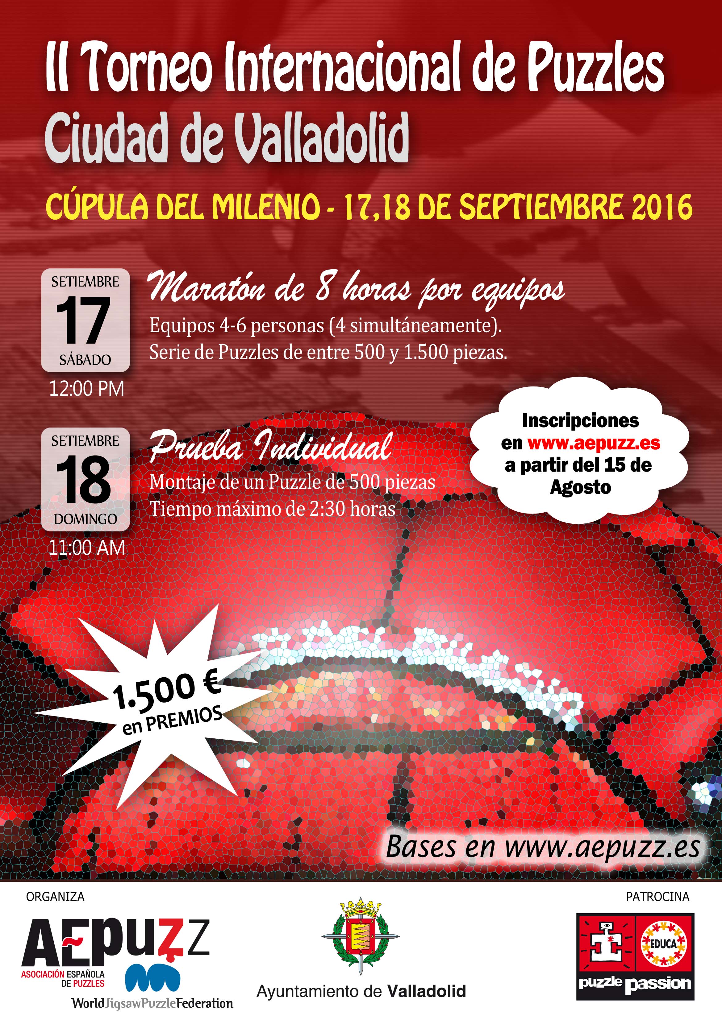 II Torneo Internacional de Puzzles Ciudad de Valladolid AEPUZZ